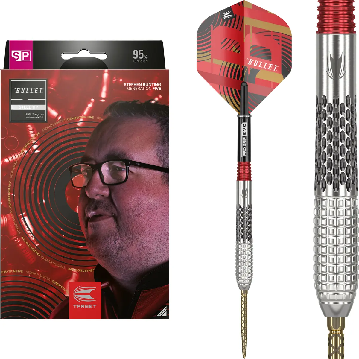 Stephen Bunting GEN5 Swiss Point Steeldarts Stephen Bunting GEN5 Swiss Point Steeldarts