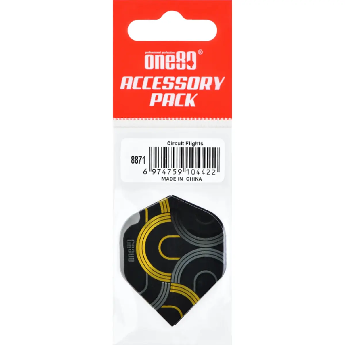 one80 circult flights gold standard no2 verpackung accessory pack