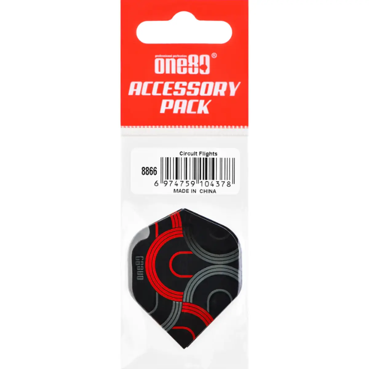 one80 circult flights rot standard no2 verpackung accessory pack