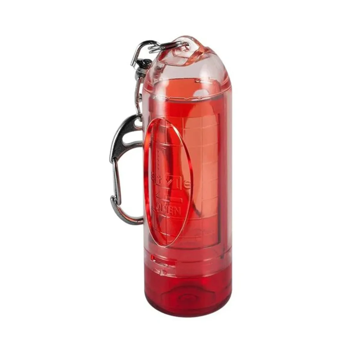 L-Style Lipstock Dartcase Rot-Transparent – Dartspitzen sicher verstauen L-Style Lipstock Dartspitzen Case in Rot-Transparent – kompaktes Dartcase mit Karabiner