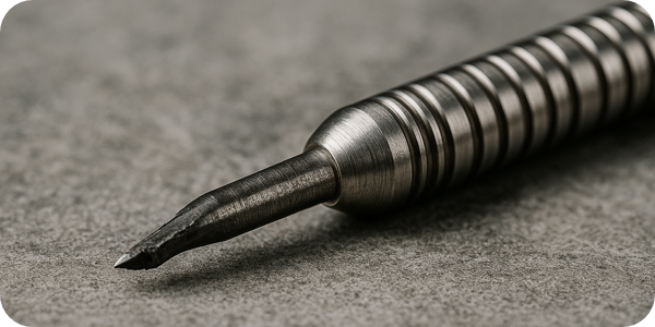 Dart mit abgebrochener Spitze
