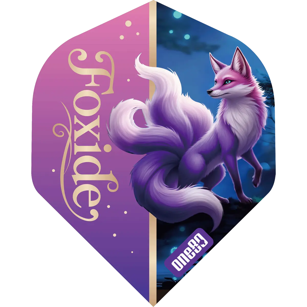 One80 Foxide Standard Flight mit 100 Micron Stärke im Foxide Design