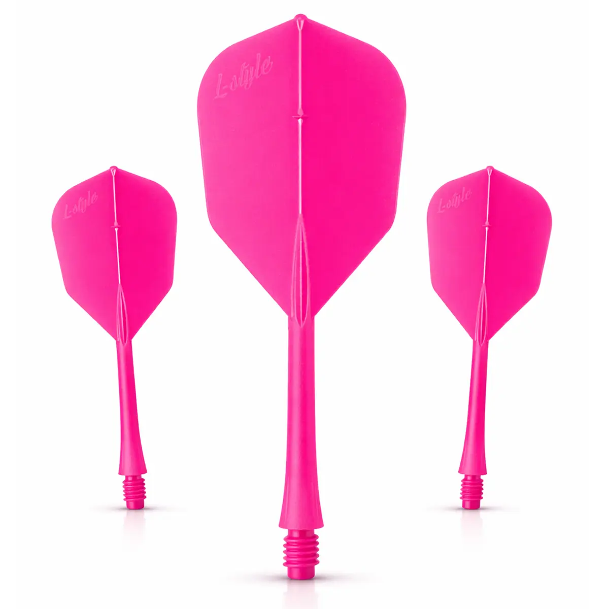 L-Style BarFlight 2BA Neonpink L3 260 All-in-One Dart Flight und Shaft System
