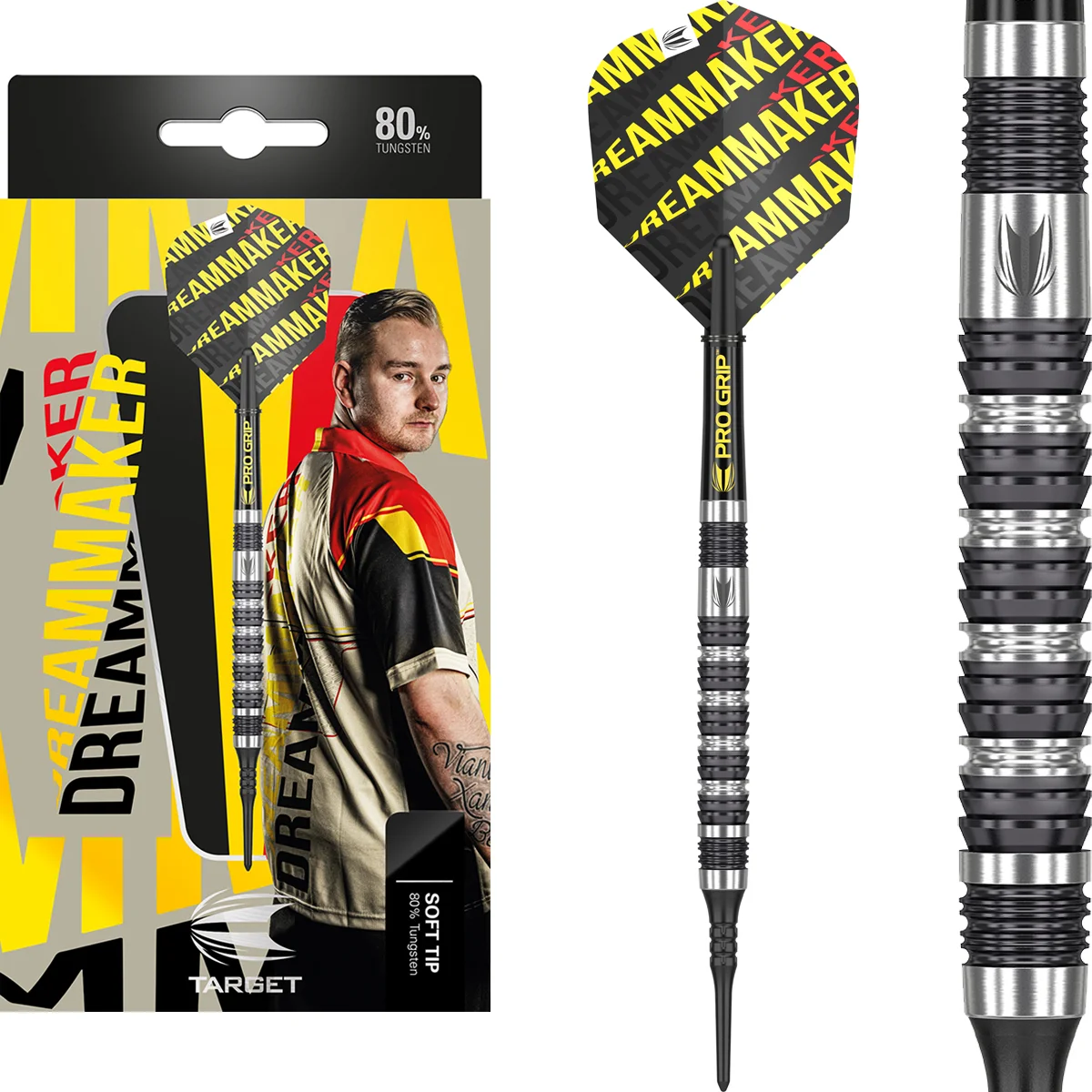 Dimitri van den Bergh 80% Softdarts Dimitri van den Bergh 80% Softdarts
