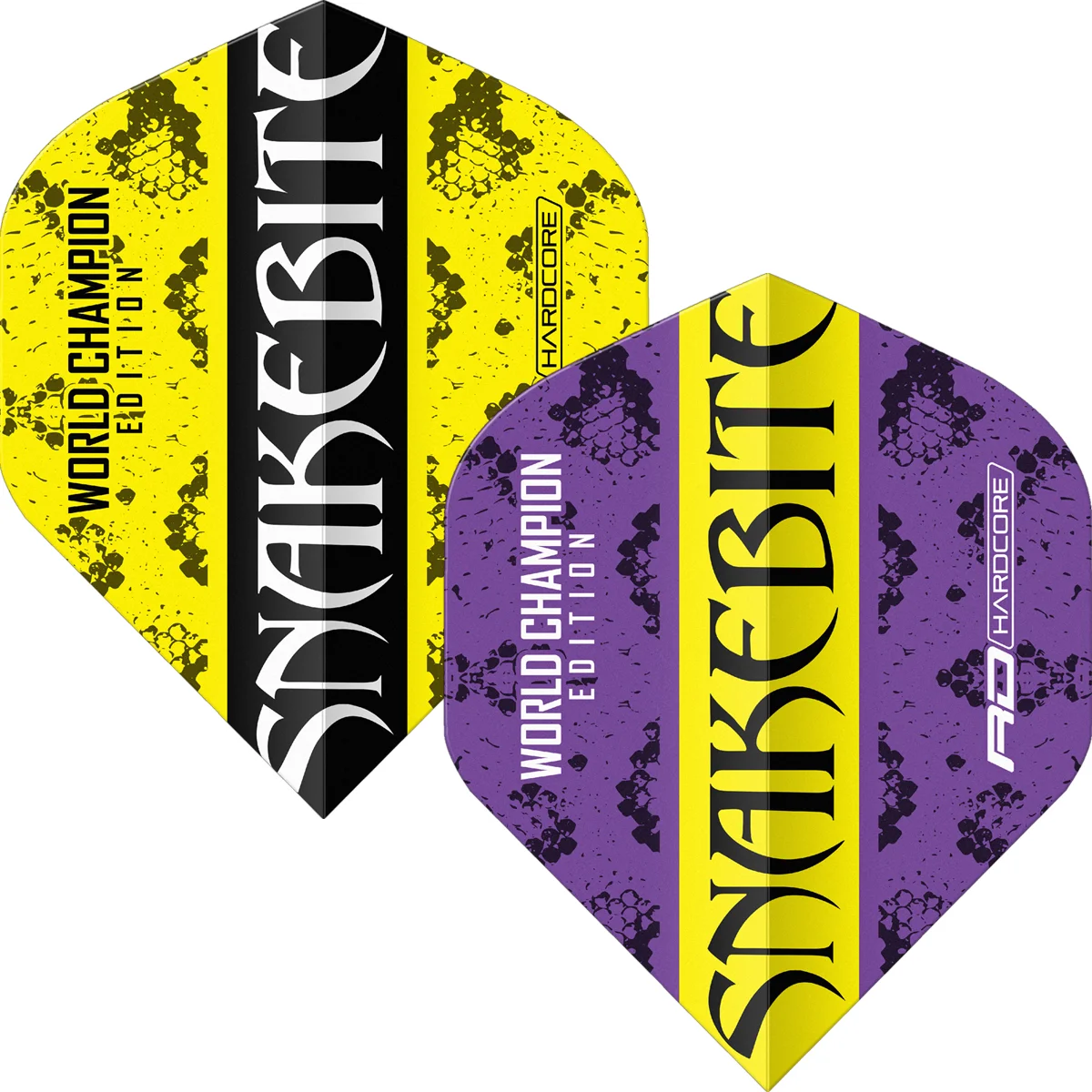 Peter Wright - Yin Yang Flights - Purple & Yellow