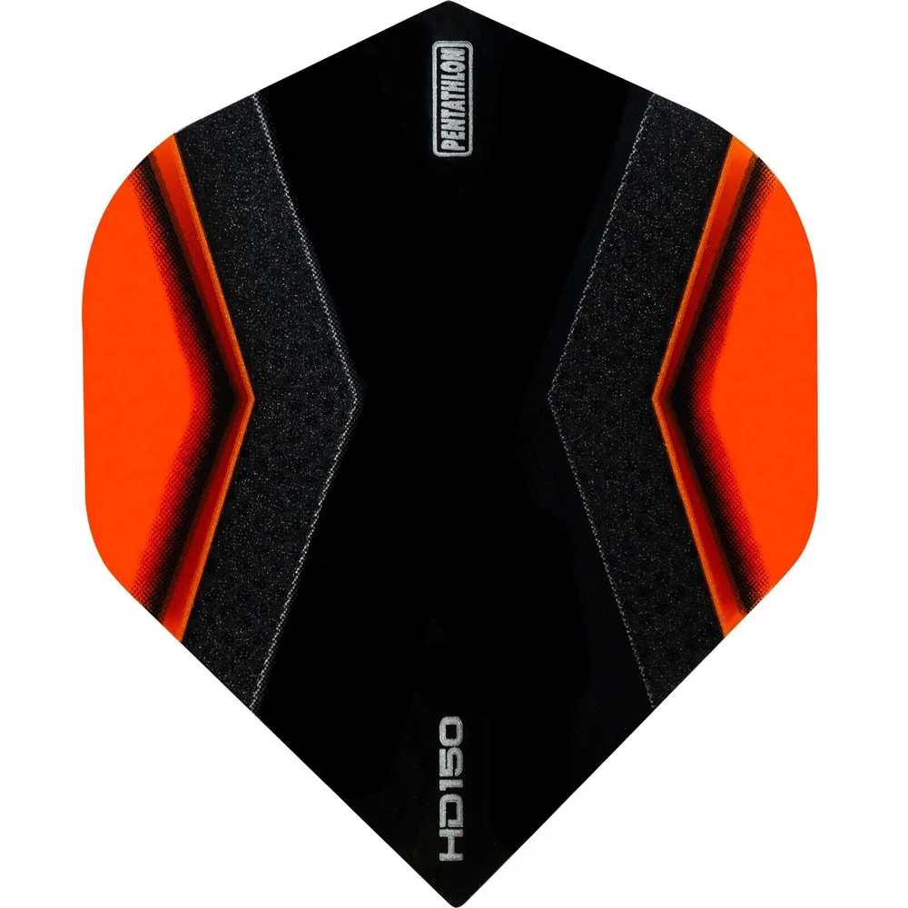 Pentathlon HD150 X-Wing Flights – Orange – Standardform – 150 Mikron Pentathlon HD150 X-Wing Dart Flights in Orange mit 150 Mikron