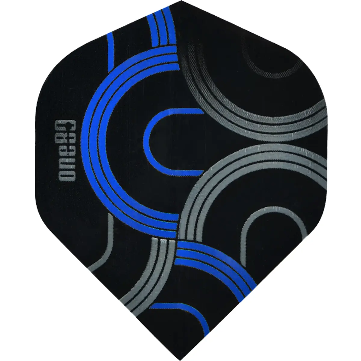 one80 circult flights blau standard no2 einzelner dart flight