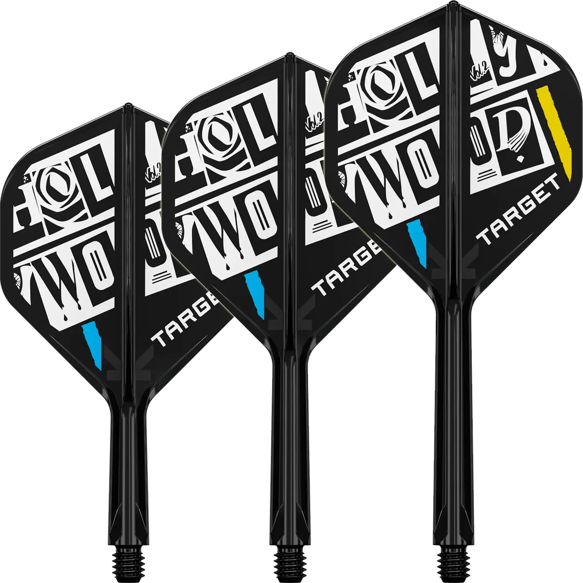 Target K-Flex Chris Dobey No2 Flights in drei Längen – Short, Intermediate und Medium