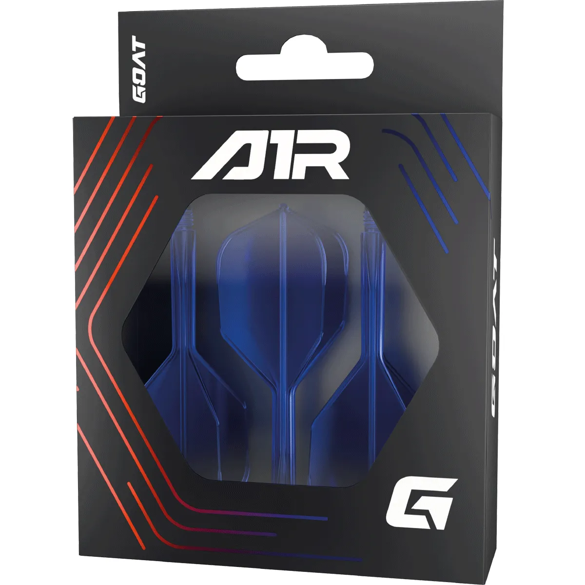 Goat A1R Shaft Flights No.6 Blau in Originalverpackung als integriertes Dart Flight-Shaft-System