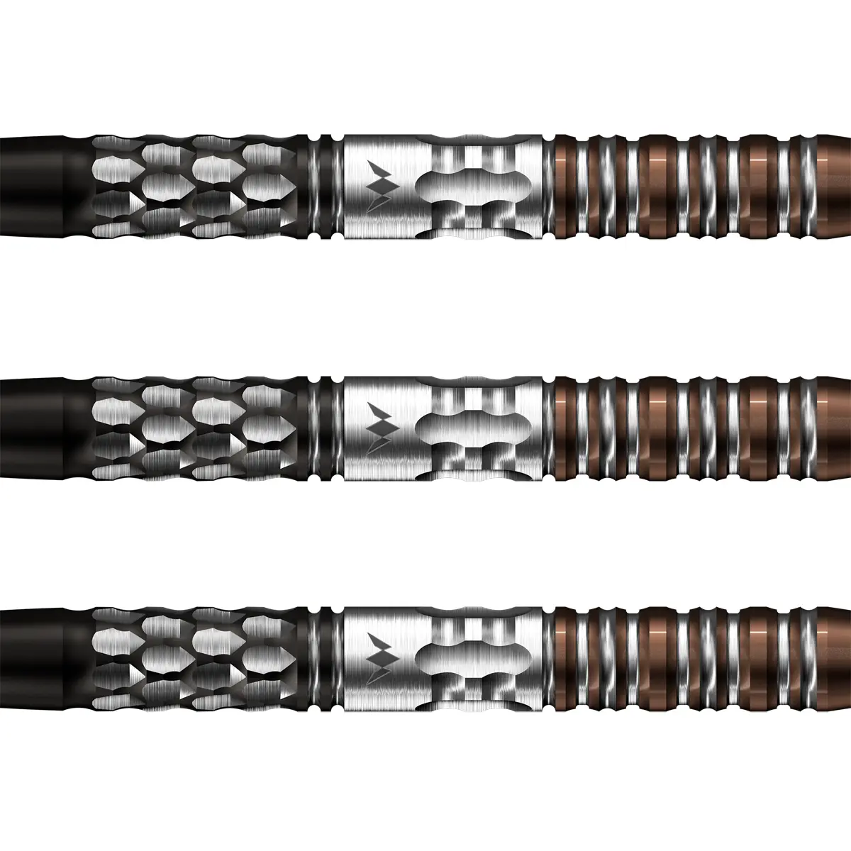 Detail des Mission Tycho Softdart Barrels mit Lochgrip und Ringgrip