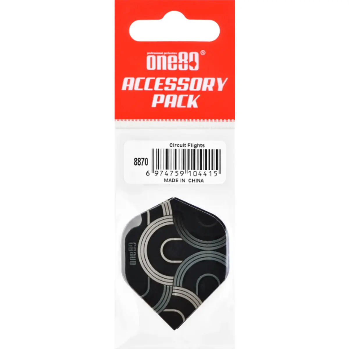 one80 circult flights silber standard no2 verpackung accessory pack