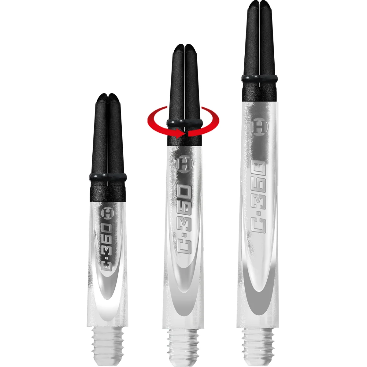 Harrows Carbon 360 Shafts - transparent Harrows Carbon 360 Shafts - transparent