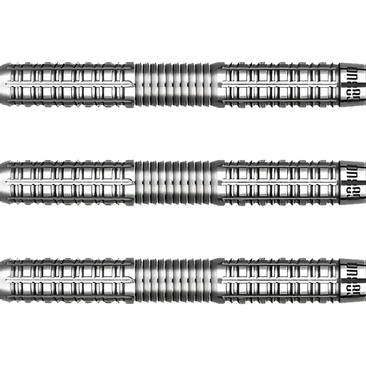 Barrels der One80 Aaron Morrison The Tiger Softdarts 19g mit präzisem Axial- und Ringgrip