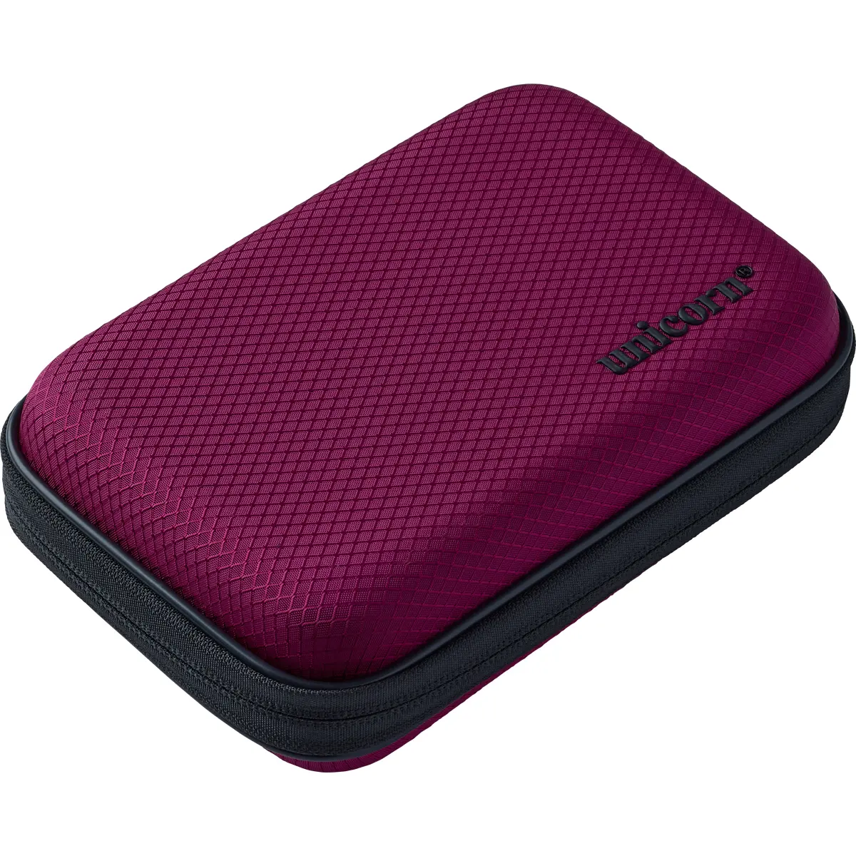 Unicorn Vanguard Dart Wallet Medium Burgundy geschlossen mit strukturierter Oberfläche