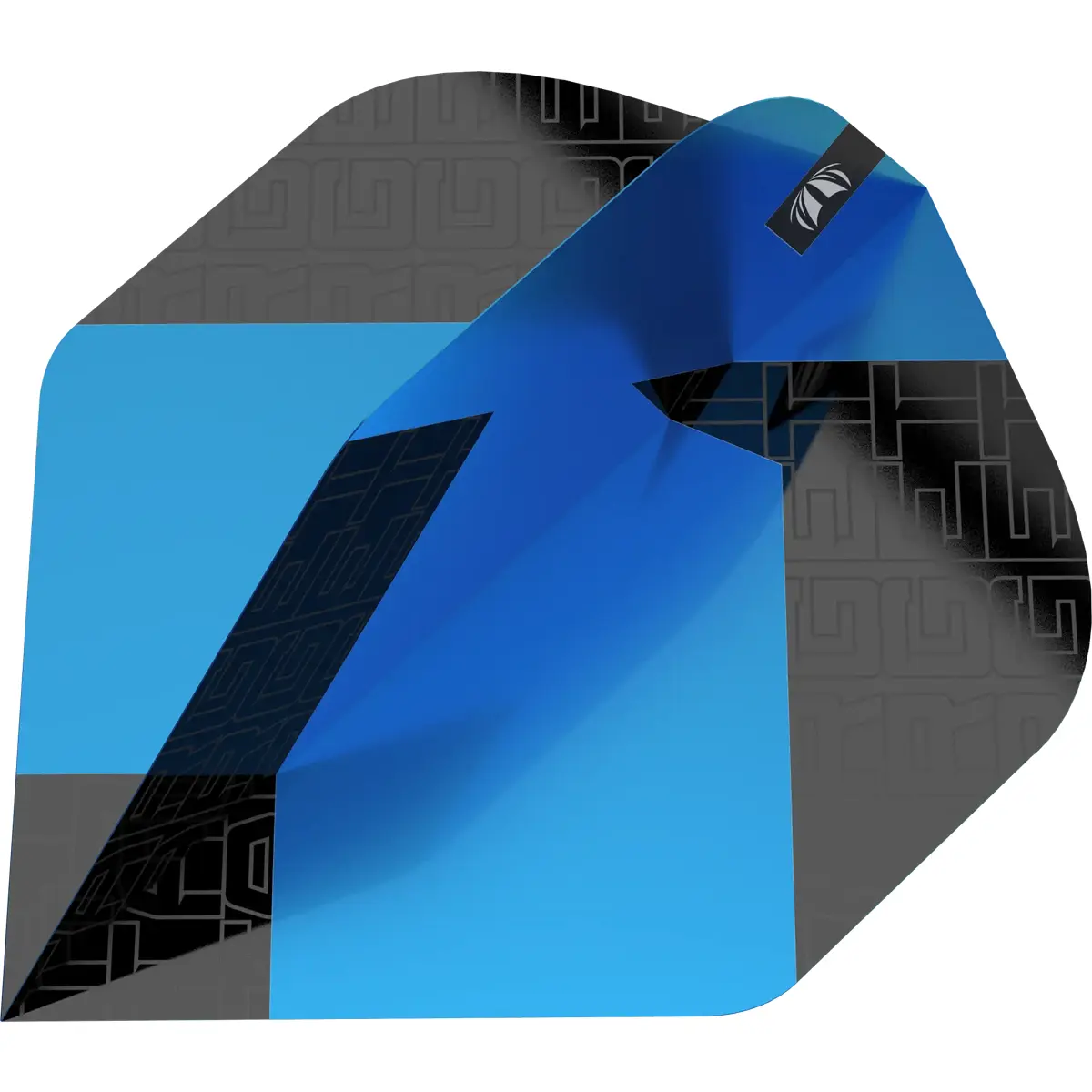 Target TAG Flights No2 blau als freigestellter Einzelflight im blau-schwarzen Design