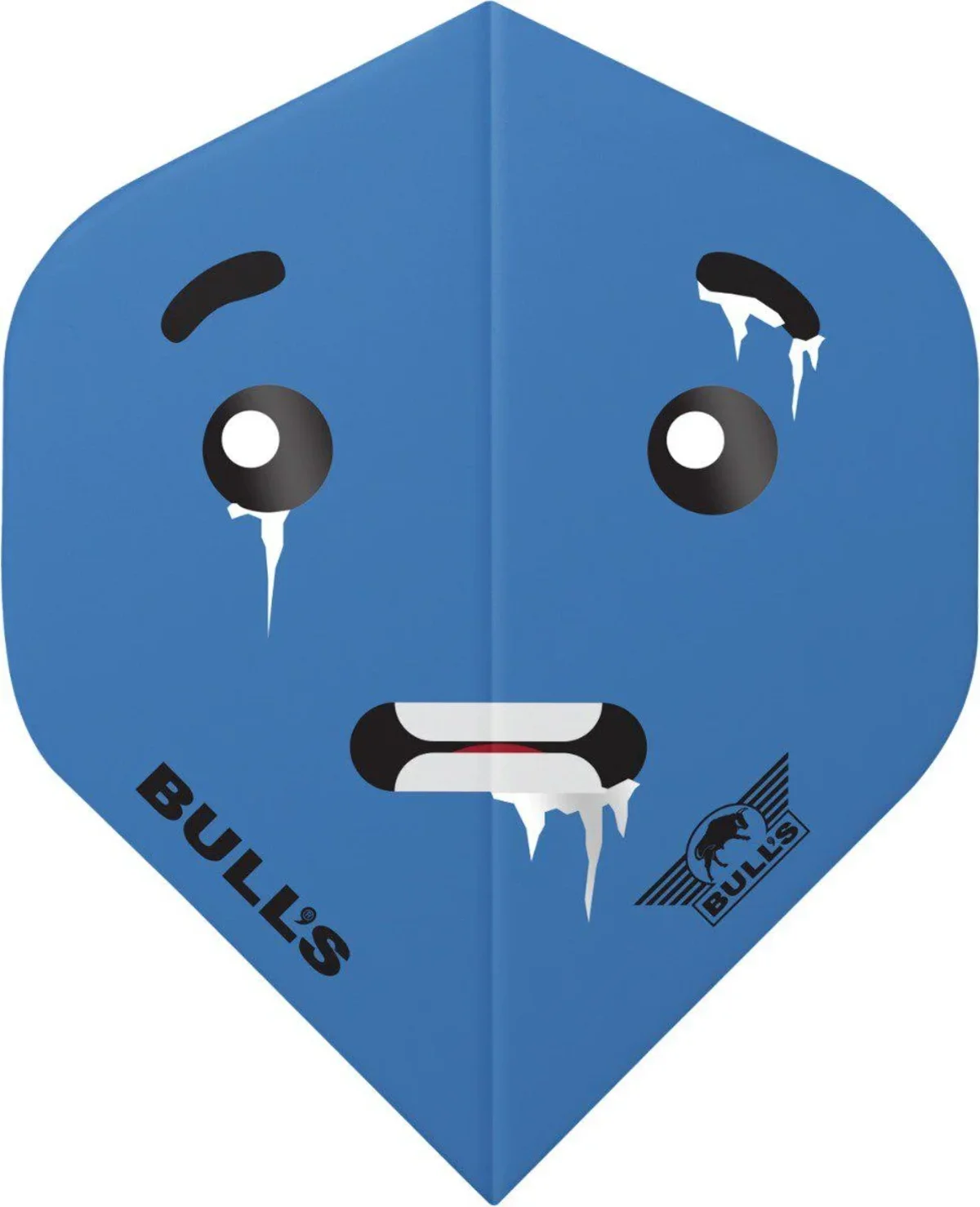 Bull’s NL Emoji Flights Cold – blaue Dart Flights mit frierendem Emoji Design
