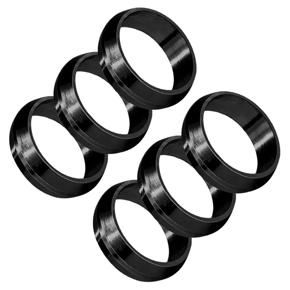 Harrows Pyramid Shaft Rings Schwarz Harrows Pyramid Shaft Rings Schwarz