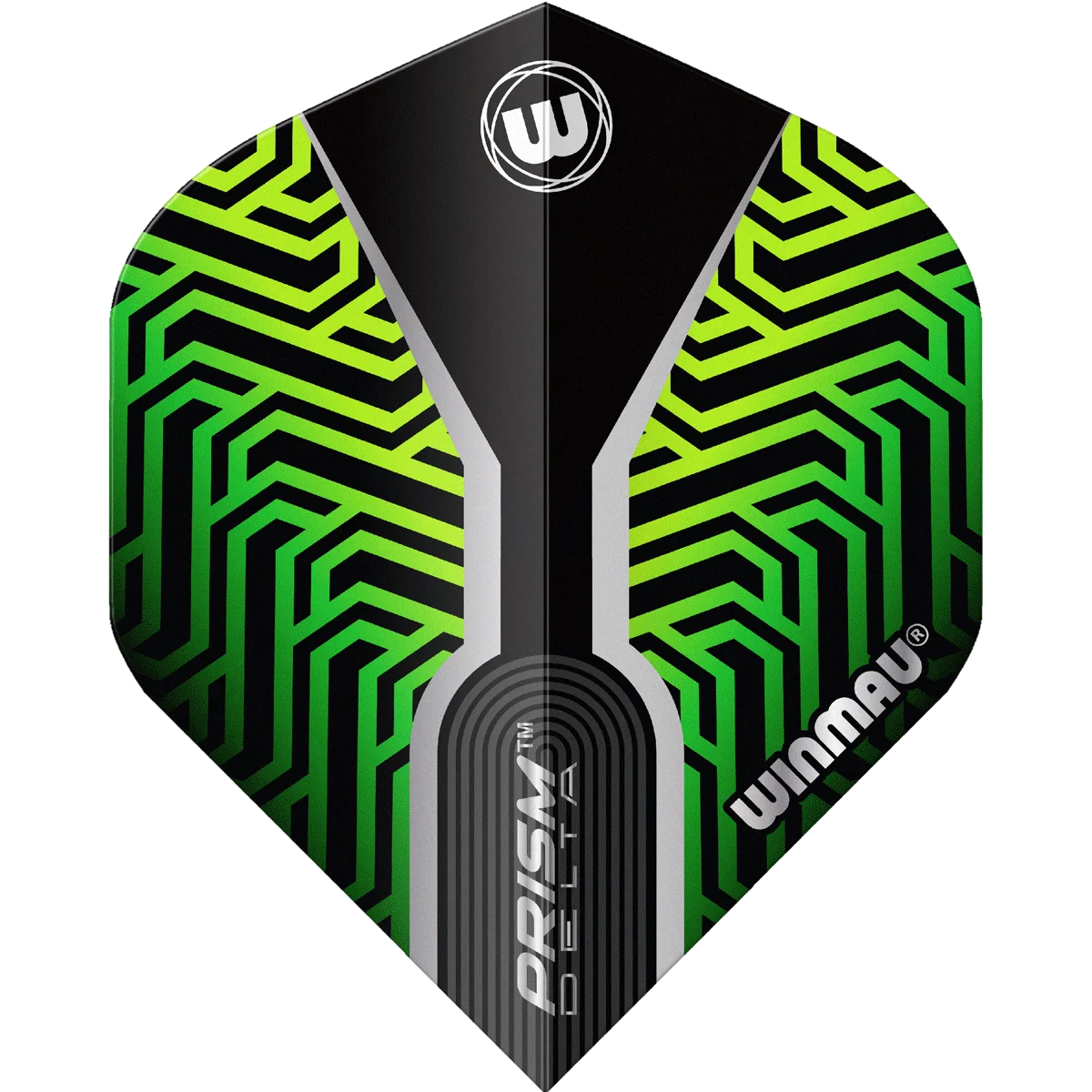 Winmau Prism Delta Kairos Dartflights Grün mit Prism-Struktur und transluzentem Design