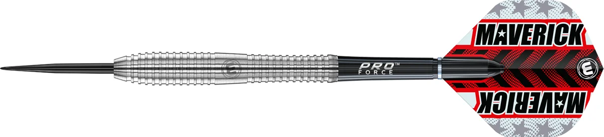 Winmau Maverick 80% Tungsten Steeldart in seitlicher Ansicht