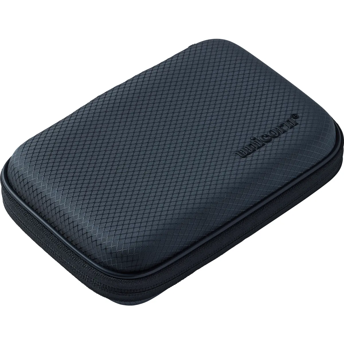 Unicorn Vanguard Dart Wallet Medium Grau geschlossen mit strukturierter Oberfläche