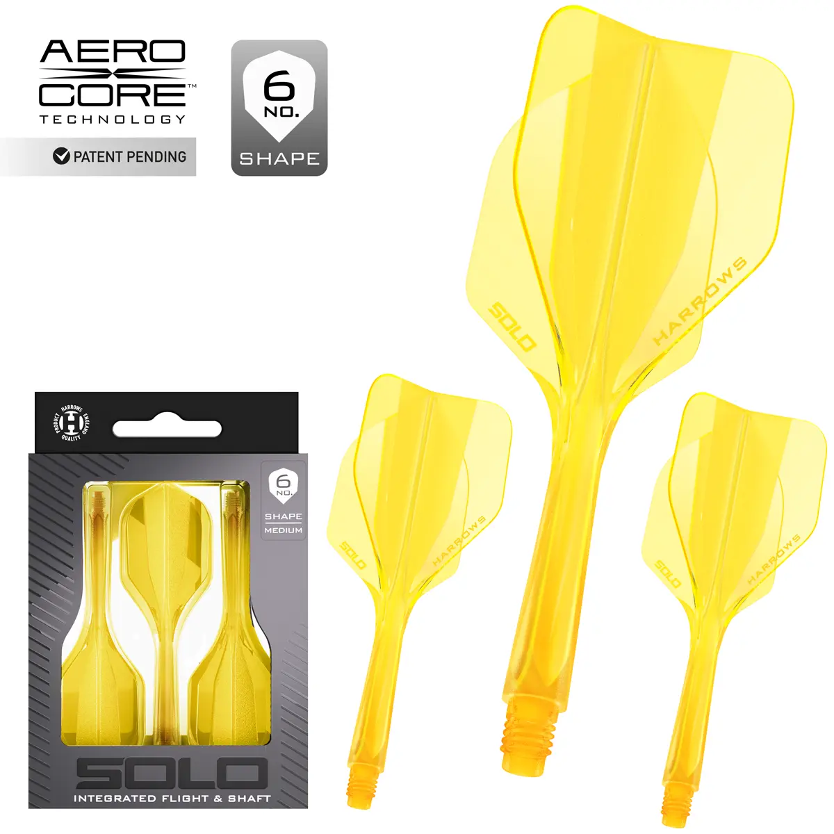 Harrows Solo Flight-Shaft System No.6 – Gelb