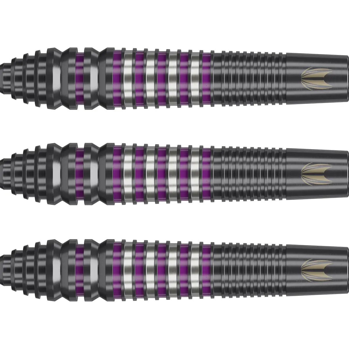 Barrel-Details der Lorraine Winstanley GEN2 Swiss Point Steeldarts Target Lorraine Winstanley GEN2 Swiss Point Steeldarts – Barrel mit Ringgrip