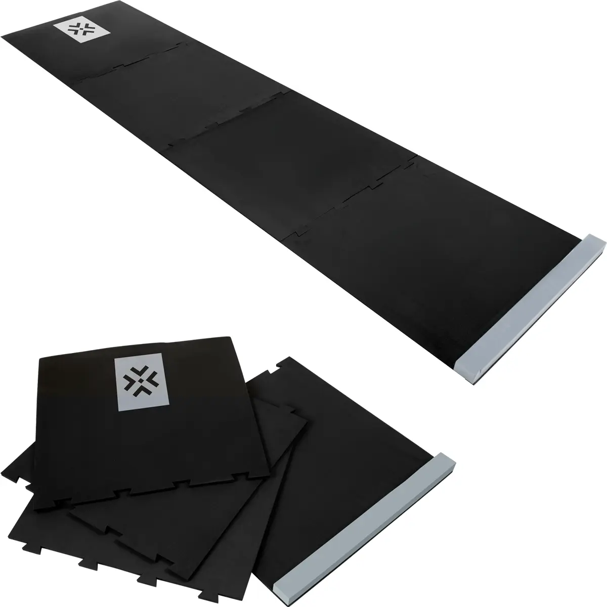 Bullet Puzzle Dartmatte mit Oche – Grau – modular