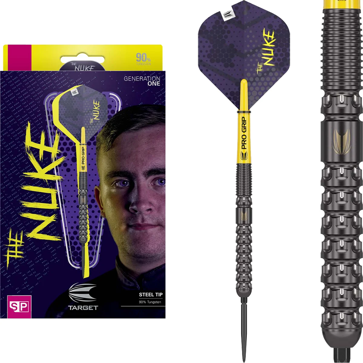 Luke Littler 90% Swiss Point Steeldarts Luke Littler 90% Swiss Point Steeldarts