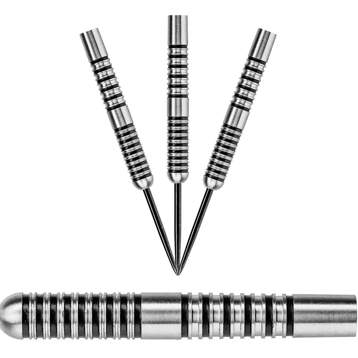 Karella ProLine PL03 Steeldart Barrels – 80 % Tungsten, 23 g, mit Stahlspitzen Karella ProLine PL03 Steeldart Barrels 80 % Tungsten – Set mit 23 g Barrels in Zylinderform und Stahlspitzen