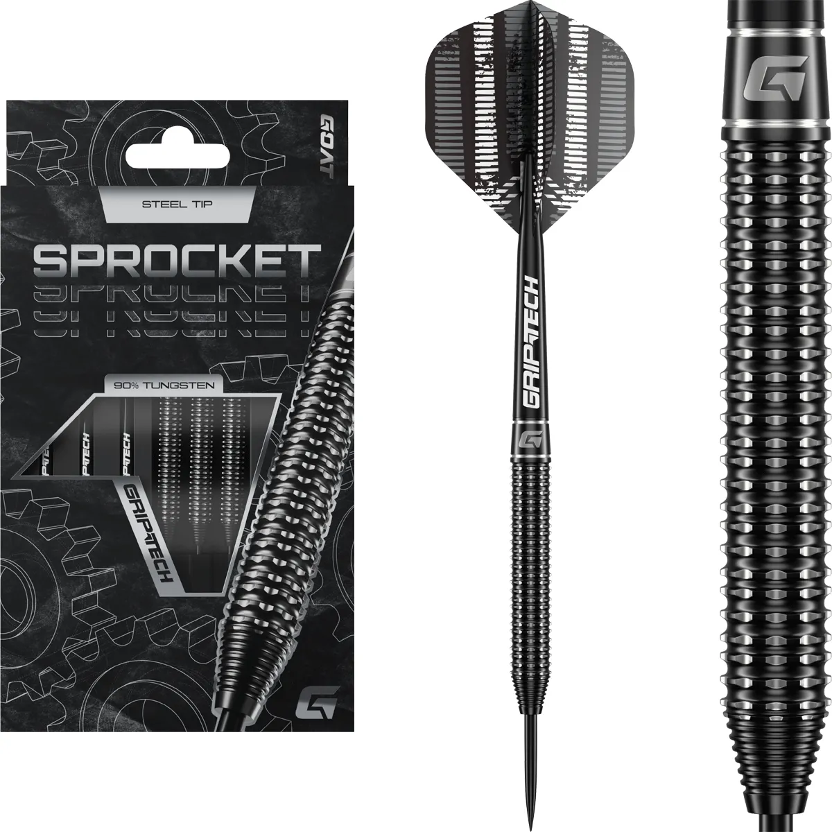 GOAT Sprocket 90% Tungsten Steeldarts GOAT Sprocket 90% Tungsten Steeldarts
