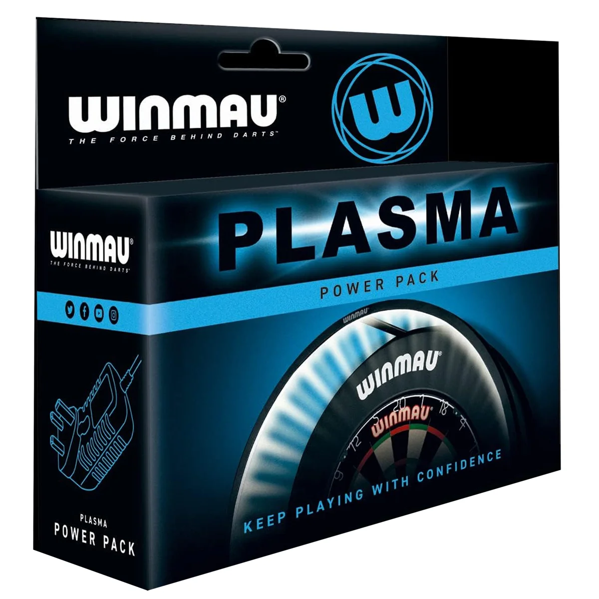Winmau Plasma Power Pack – Original Ersatz-Netzteil im Karton für Plasma Ice & Black Beleuchtung Original Winmau Plasma Power Pack Ersatz-Netzteil im Karton – kompatibel mit Plasma Ice & Black Dartboardbeleuchtung