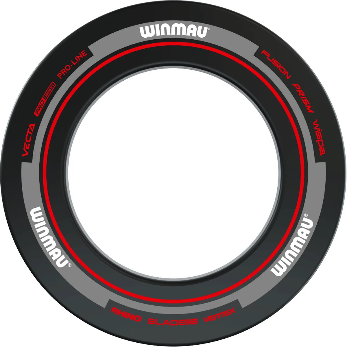 Winmau Advance Black & Red Surround Winmau Advance Black & Red Surround