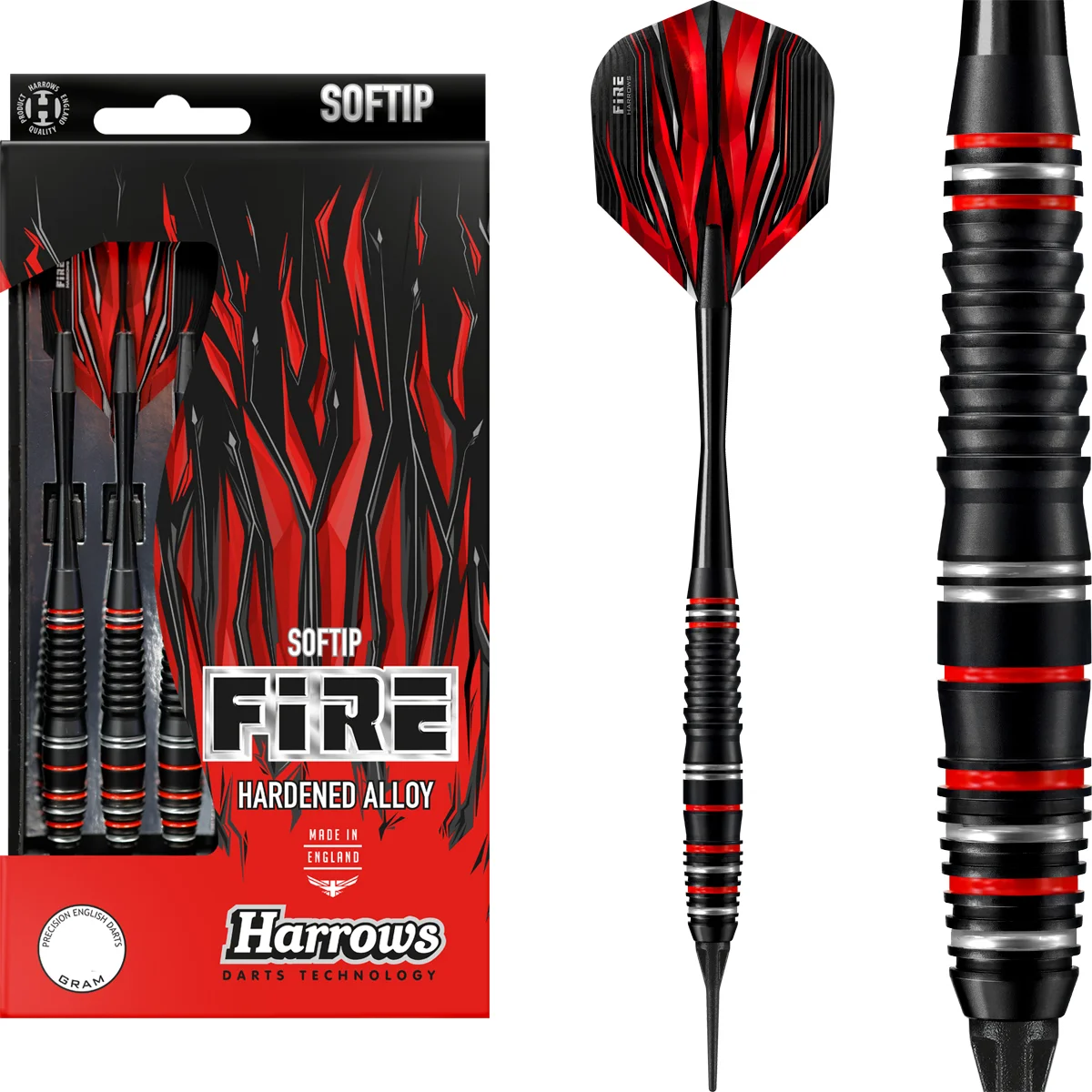 Harrows Fire High Grade Alloy Softdarts Harrows Fire High Grade Alloy Softdarts
