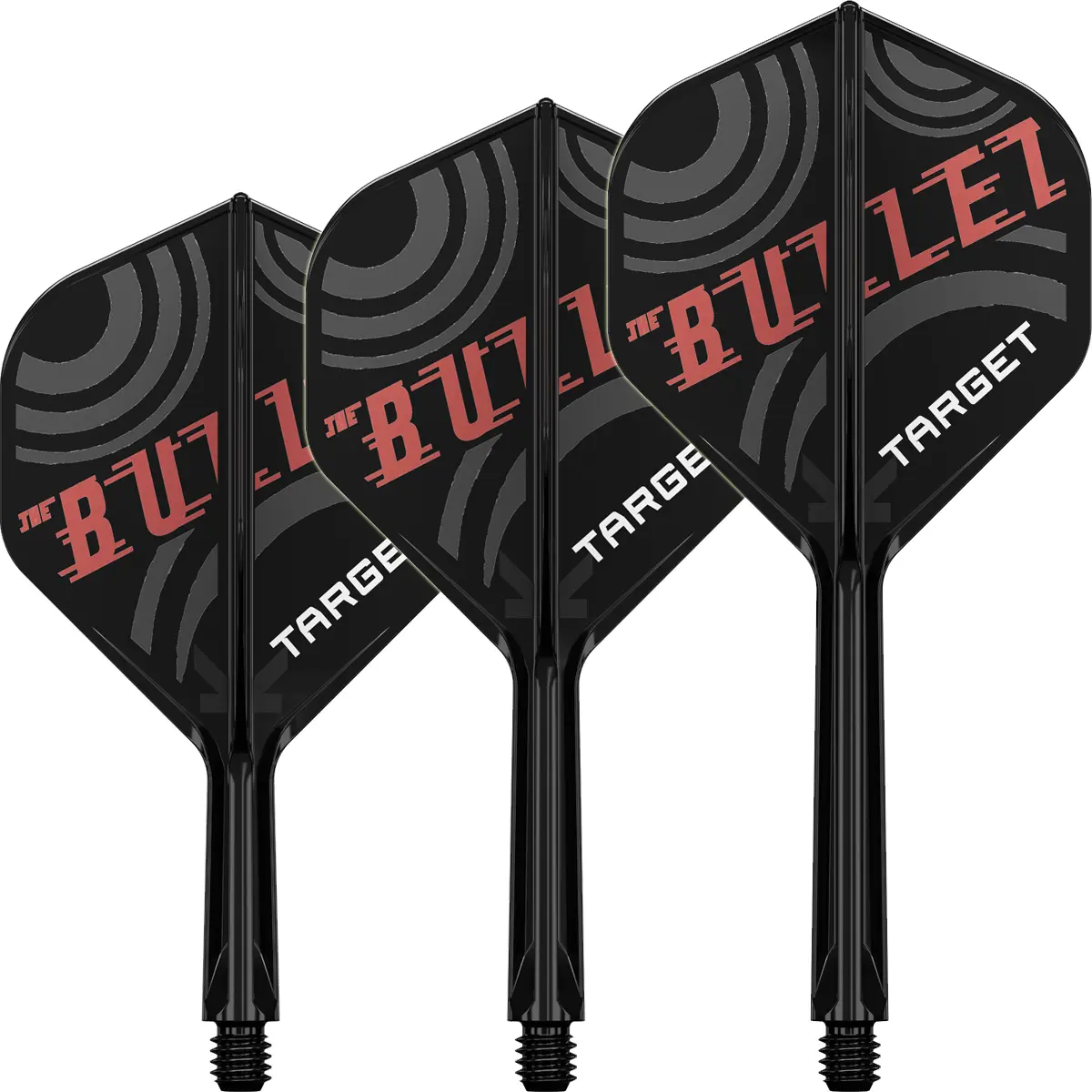 Target K-Flex Stephen Bunting Flights – Übersicht aller drei Längen (Short, Intermediate, Medium)