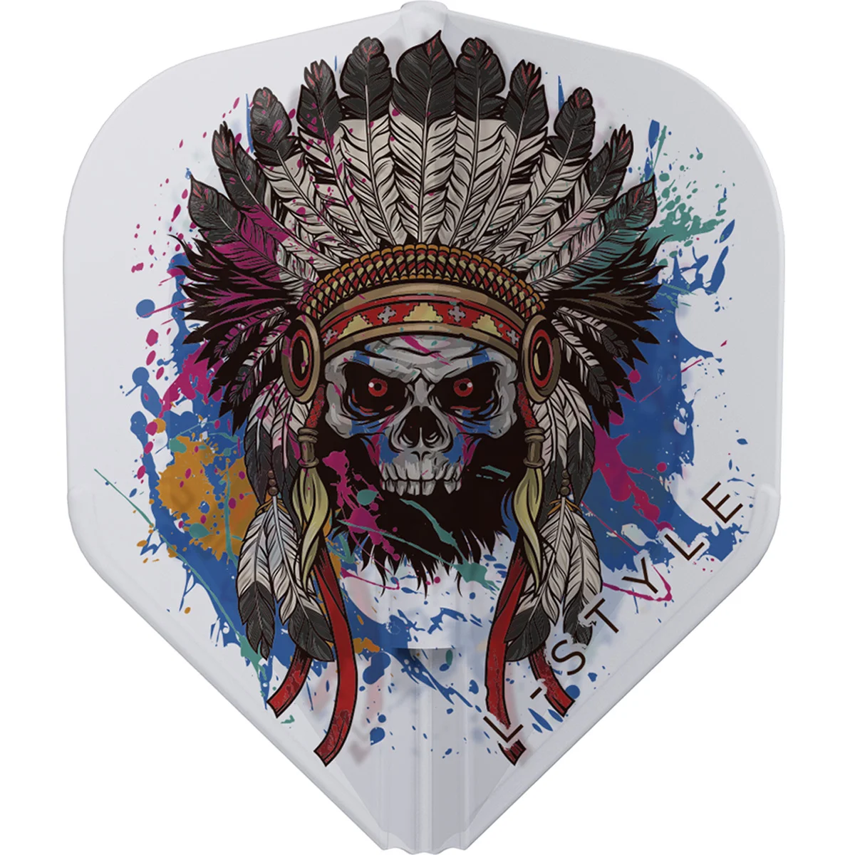 L-Style Chief Skull Flights - EZ - L1 clear L-Style Chief Skull Flights - EZ - L1 clear