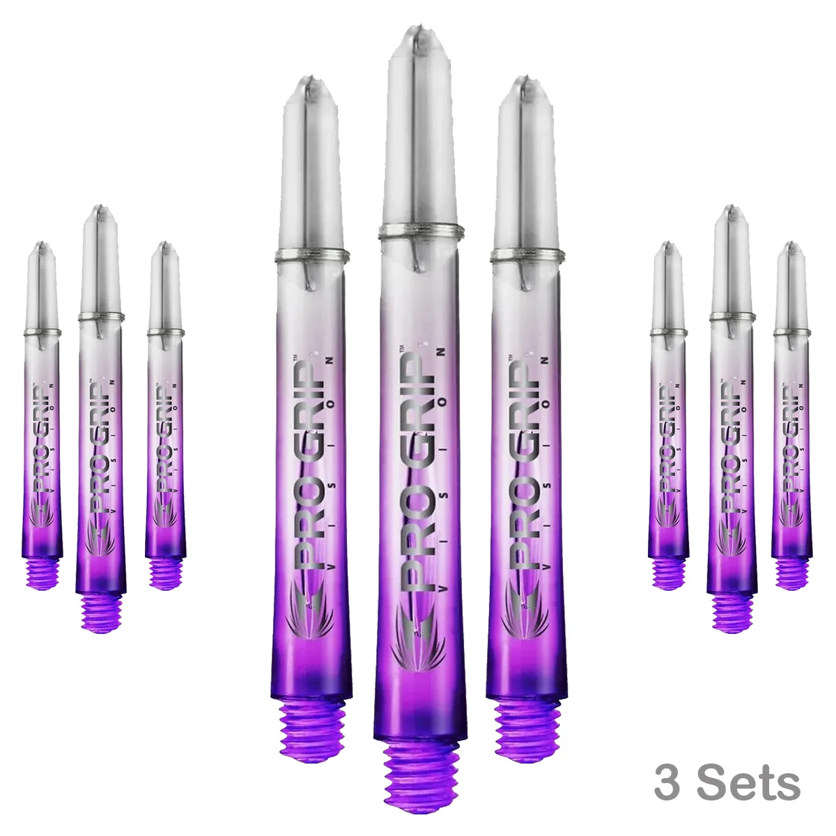 Target Pro Grip Vision Shafts 3 Sets - lila Target Pro Grip Vision Shafts 3 Sets - lila
