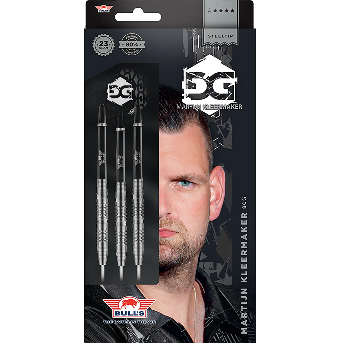 Bull’s NL Martijn Kleermaker Steeldarts in der Originalverpackung von Bull’s NL