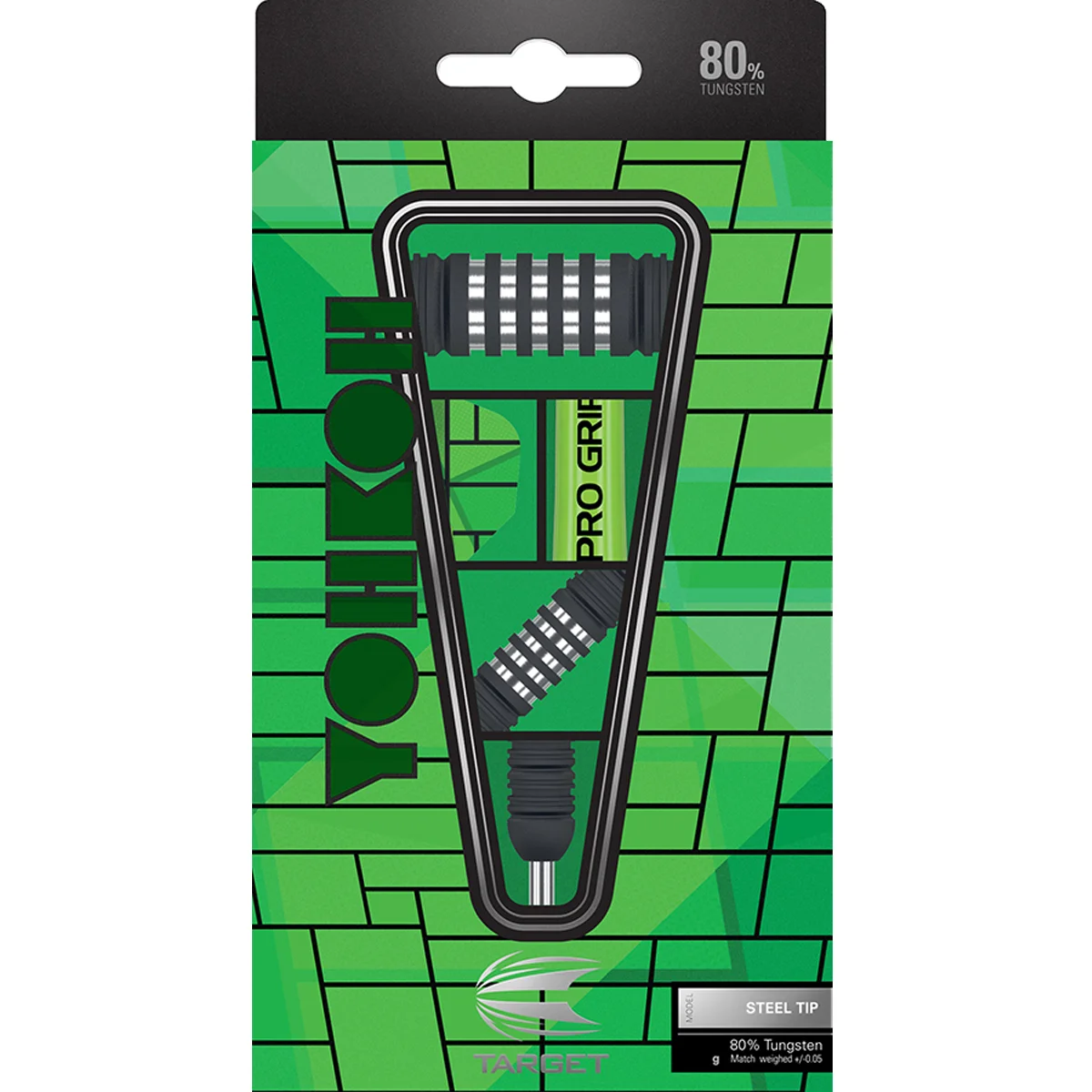 Original Verpackung der Target Yohkoh 02 Steeldarts 25g mit Target Branding