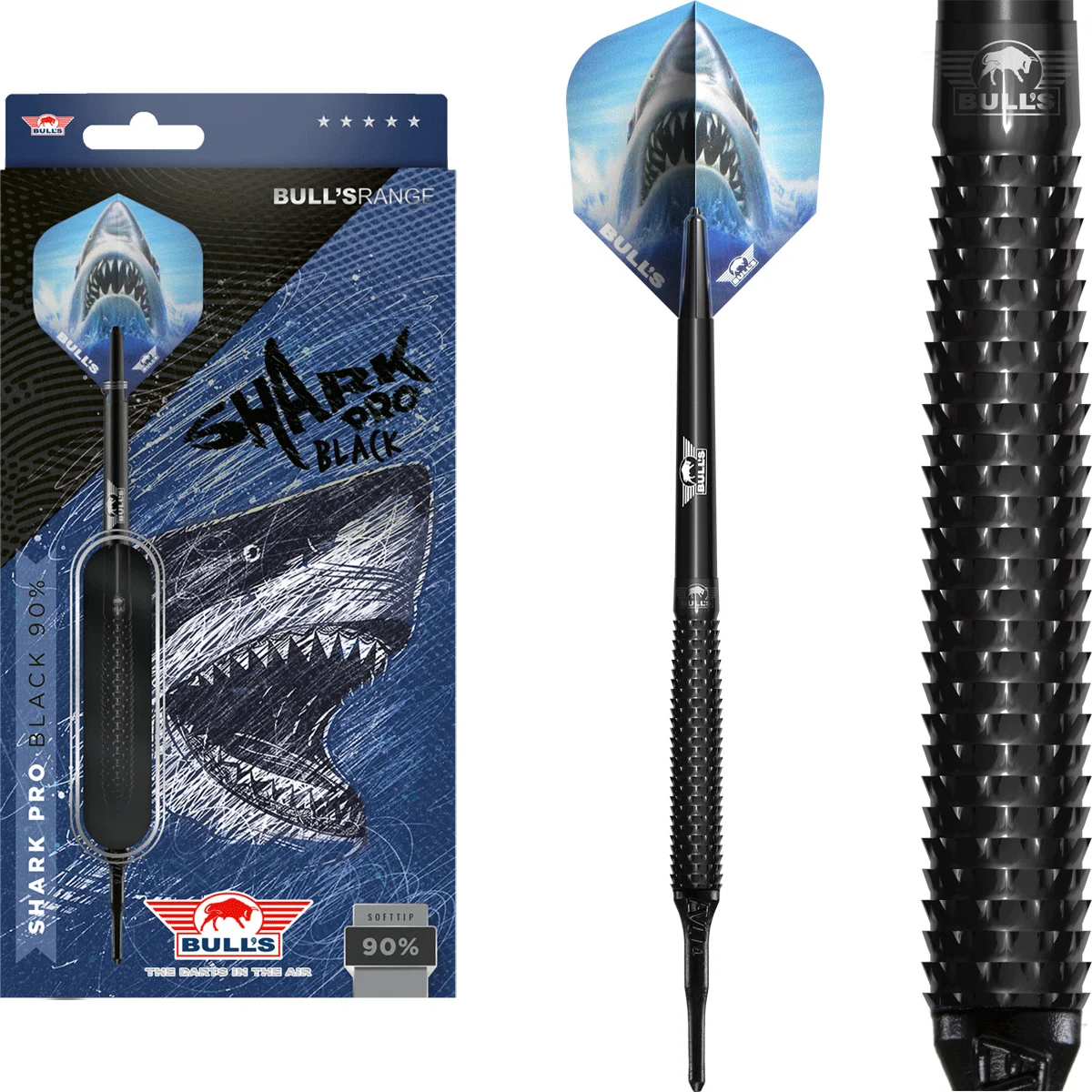 Bull´s NL Shark Pro Black Softdarts