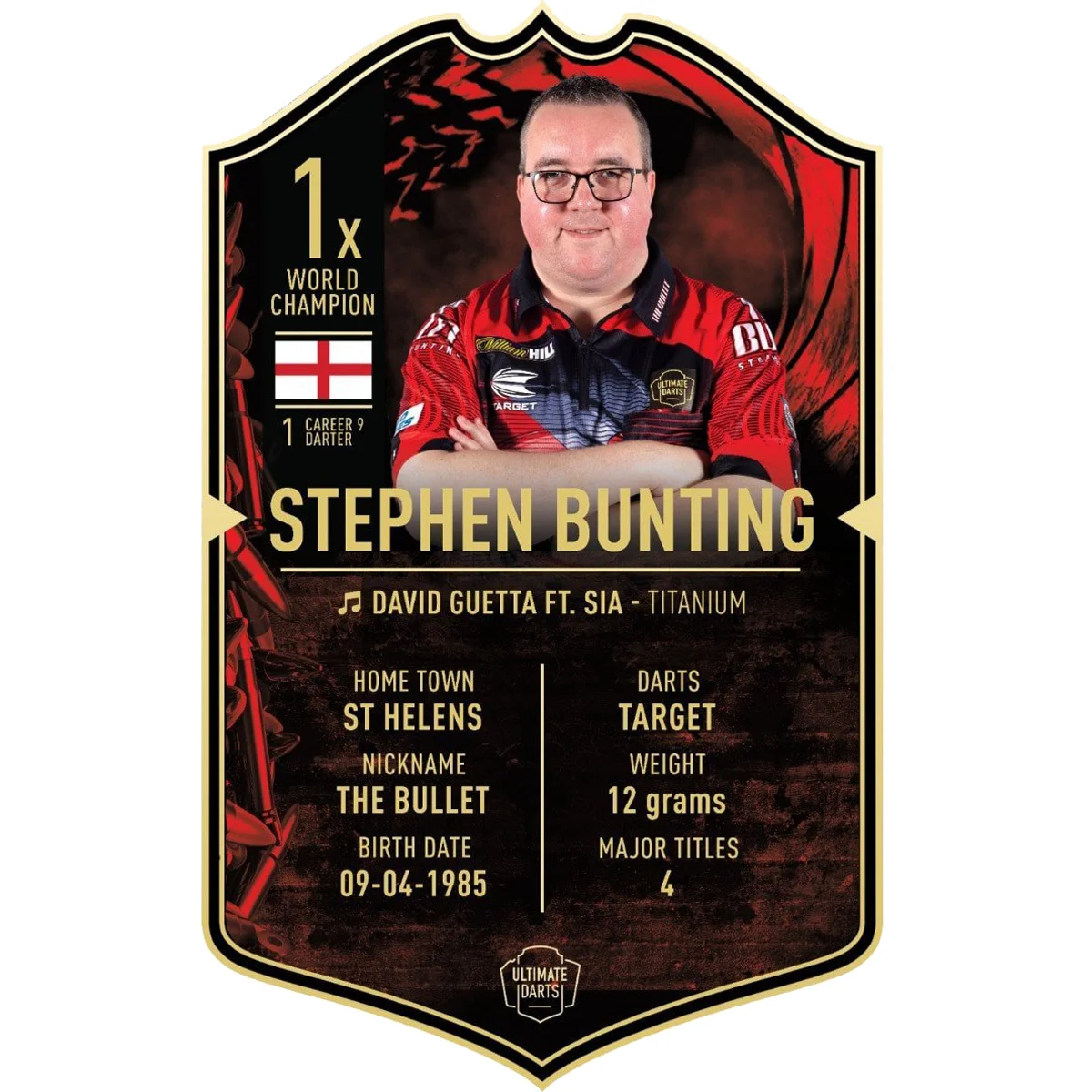 Stephen Bunting - Ultimate Darts Card Stephen Bunting - Ultimate Darts Card