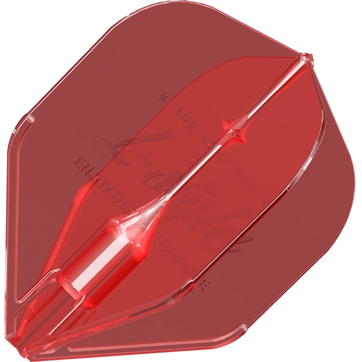 L-Style Fantom Flight L1 Clear Red einzeln mit integriertem Flightschoner