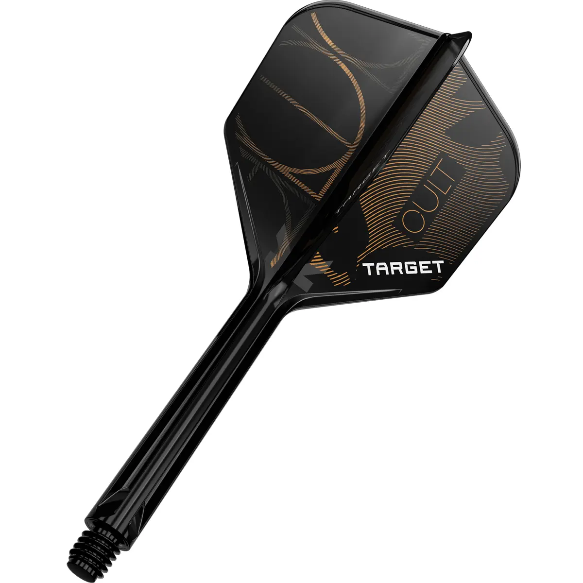 Target K-Flex Cult No.6 Flights – dynamische Ansicht in Schwarz-Gold