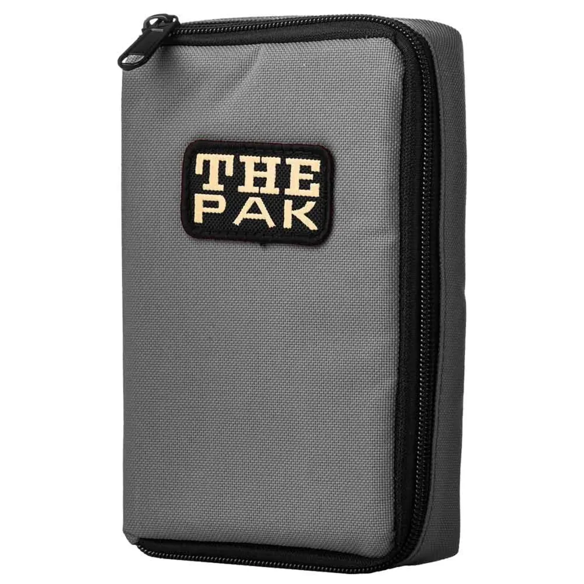 Karella The Pak Darttasche in Grau – dezente Darttasche aus Nylon für zwei montierte Dartsets