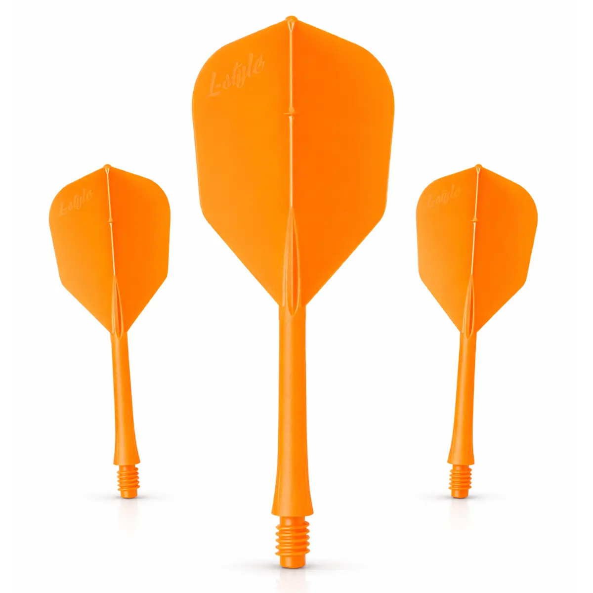 L-Style BarFlight 2BA Neonorange L3 260 All-in-One Dart Flight und Shaft System