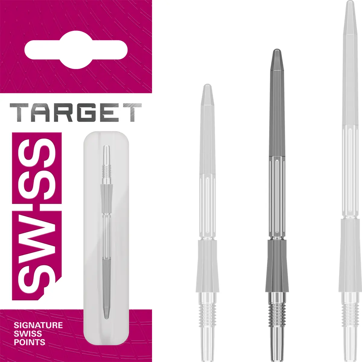 Target Elysian Archetype 43 Swiss Points silber 35 mm Dartspitzen