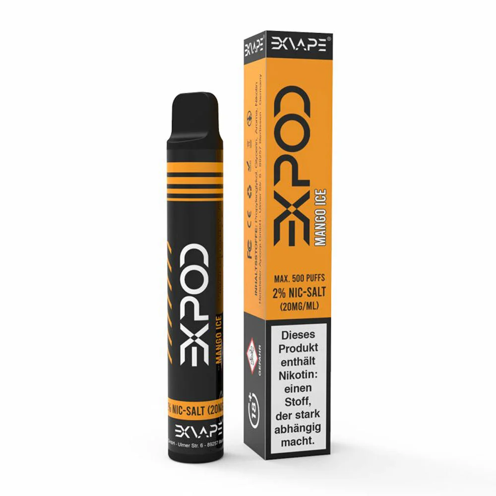 Expod - Einweg E-Zigarette - Mango Ice - 20 mg/ml