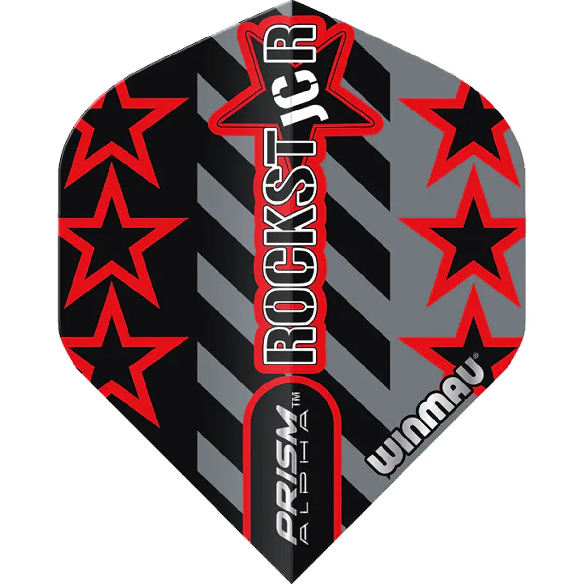 Winmau Joe Cullen Grey & Black Prism Alpha Standard Winmau Joe Cullen Grey & Black Prism Alpha Standard