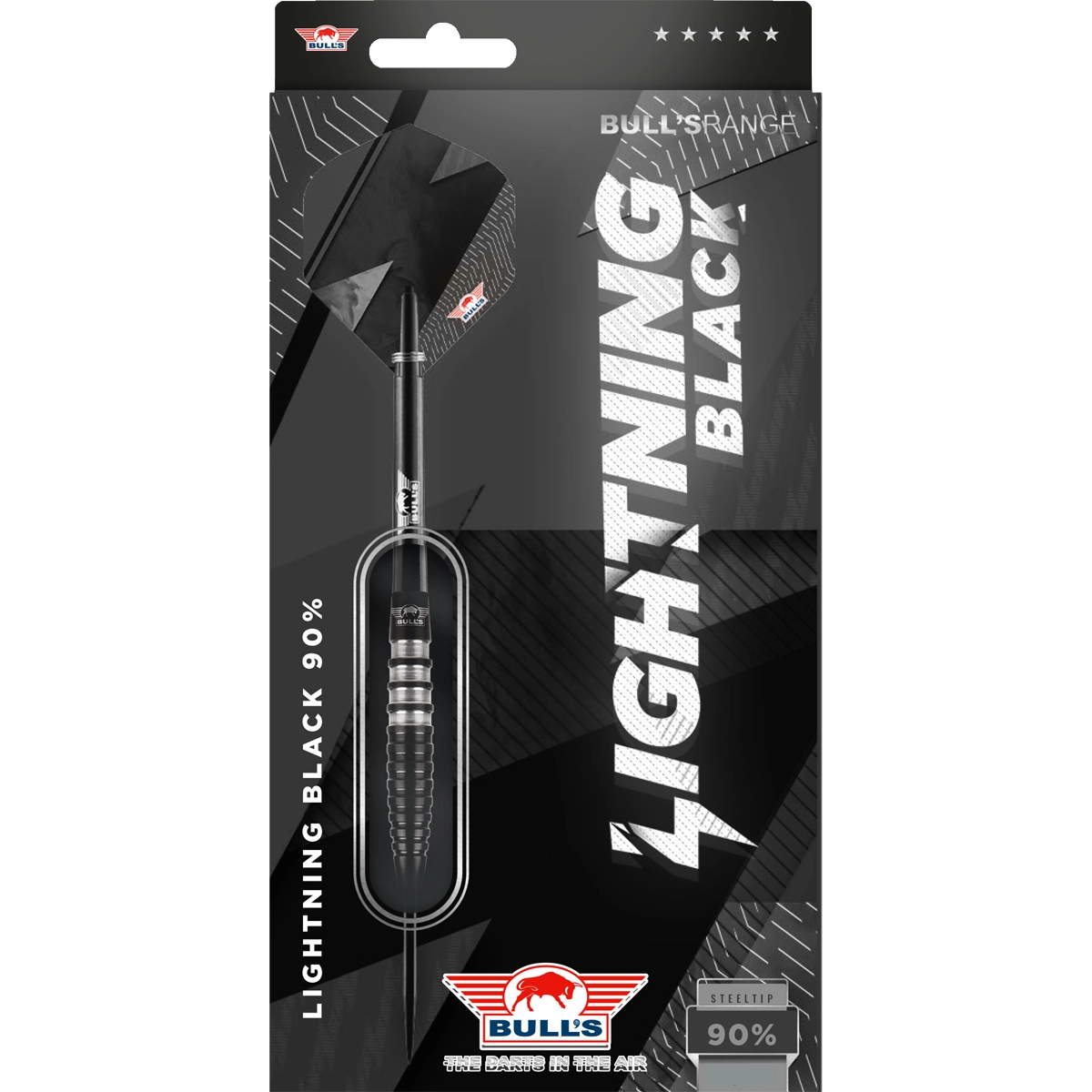 Bull’s NL Lightning Black Steeldarts 23 g – Originalverpackung