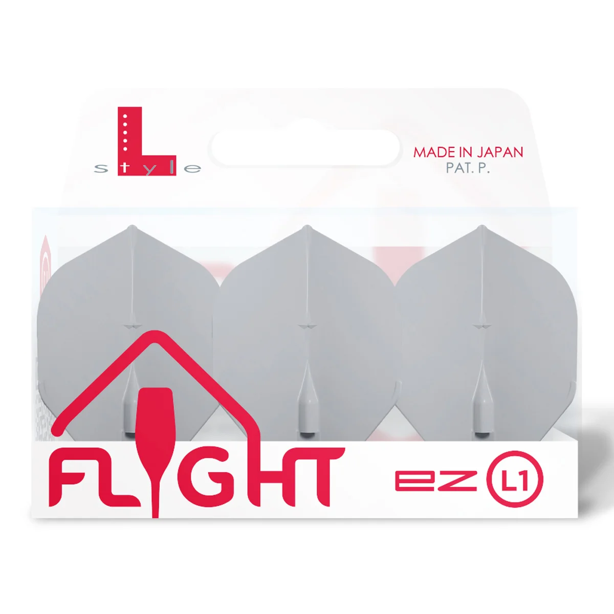 L-Style EZ L1 Flights Grau in Originalverpackung mit L1 Standard Form