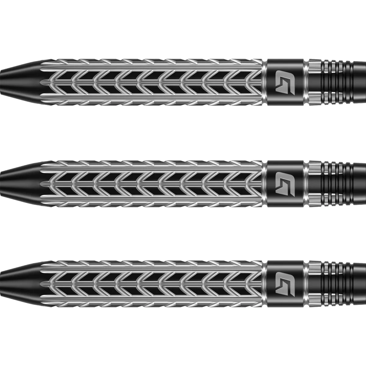 GOAT Traction Steeldarts Barrel mit reifenprofilartigem Grip und 80 % Tungsten